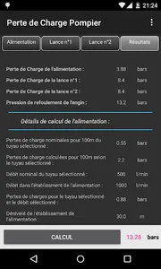 Perte de Charge Pompier screenshot 2