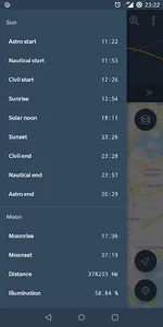 The Sun Ephemeris (Sunset, Sun screenshot 3