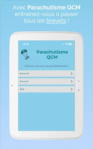 Parachutisme QCM screenshot 6