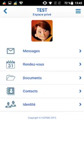 MonDossierPatient - CHU REIMS screenshot 1