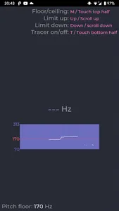 Pitch tracker for Android screenshot 0