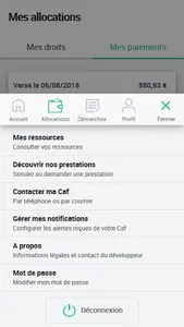 Caf - Mon Compte screenshot 1