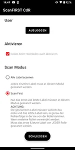 CdR ScanFIRST screenshot 4