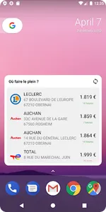 Widget : Où faire le plein ? screenshot 3