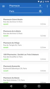 Horaires d'ouverture screenshot 1