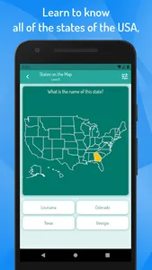 Quiz USA - States and Cities screenshot 0