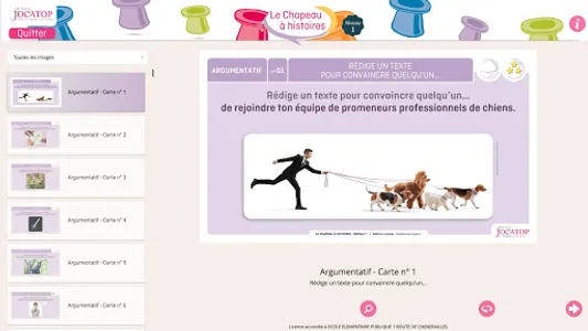 Le Chapeau à histoires - Niv 1 screenshot 0