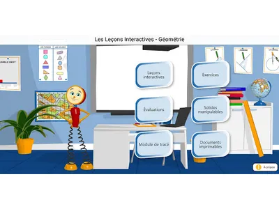 Leçons interactives - Géométri screenshot 8