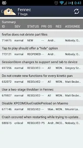 BugDroid - Bugzilla client screenshot 2