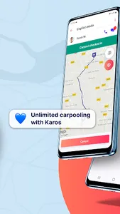 Karos daily carpool commuting screenshot 3