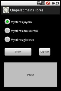 Chapelet/Rosaire mains libres screenshot 1