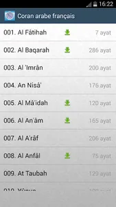 Quran french translation mp3 screenshot 5