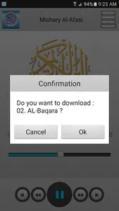 Quran karim mp3 screenshot 3
