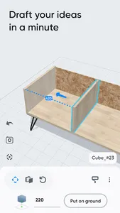 Moblo - 3D furniture modeling screenshot 1