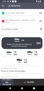 Mon chauffeur VTC screenshot 1