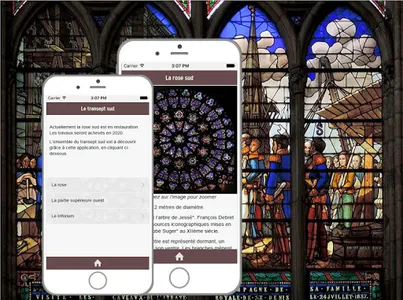Vitraux basilique Saint-Denis screenshot 5