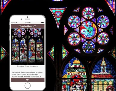 Vitraux basilique Saint-Denis screenshot 7