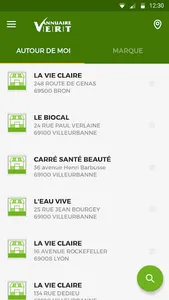 Annuaire Vert screenshot 1