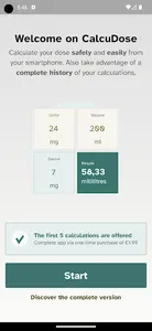 CalcuDose screenshot 0