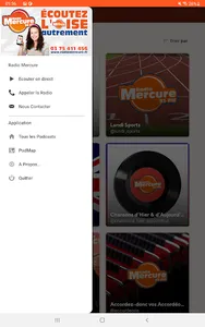 Radio Mercure (Officiel) screenshot 2