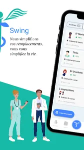 Swing : remplacements médicaux screenshot 0