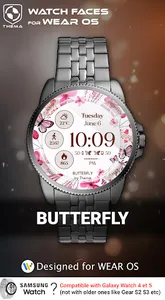 Butterfly Watch Face screenshot 0