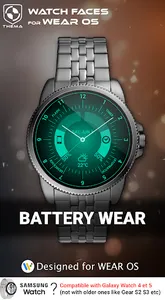 Battery Wear Watch Face screenshot 0