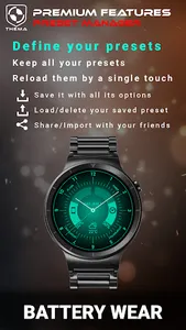 Battery Wear Watch Face screenshot 4