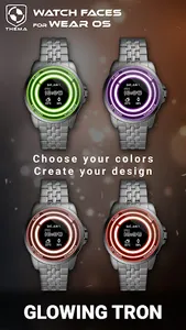 Glowing ElecTRONic Watch Face screenshot 1