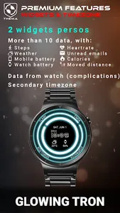 Glowing ElecTRONic Watch Face screenshot 3