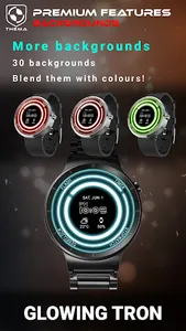 Glowing ElecTRONic Watch Face screenshot 5