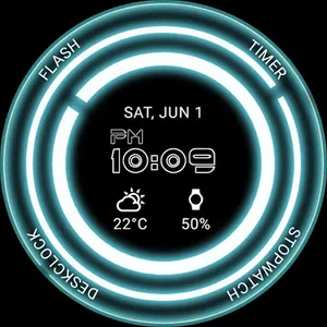 Glowing ElecTRONic Watch Face screenshot 7
