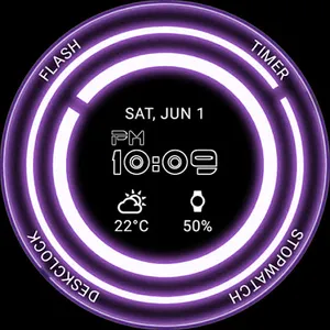 Glowing ElecTRONic Watch Face screenshot 8