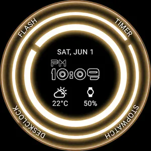 Glowing ElecTRONic Watch Face screenshot 9