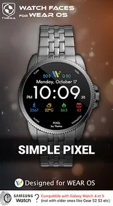 Simple Pixel Watch Face screenshot 0