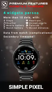 Simple Pixel Watch Face screenshot 3