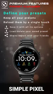 Simple Pixel Watch Face screenshot 4