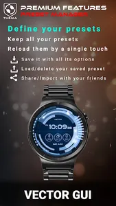 Vector GUI Watch Face screenshot 4