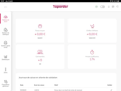 Toporder - BackOffice screenshot 6
