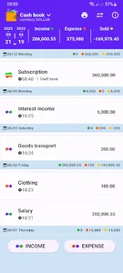 Cash book screenshot 0
