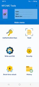 NFC-MC Tools screenshot 2
