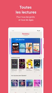 Nextory : audio ebooks séries screenshot 1