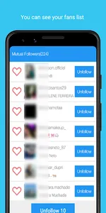 Unfollow and Follow users screenshot 5