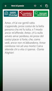 Versi belli di poesie italiane screenshot 6