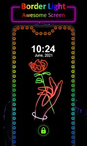 Edge Lighting Mobile Wallpaper screenshot 1