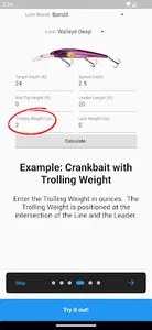 Troll Master Depth Calculator screenshot 12