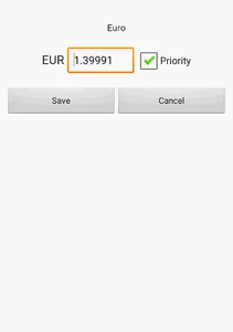 Exchange rate. All currencies screenshot 2