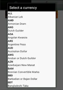 Exchange rate. All currencies screenshot 3