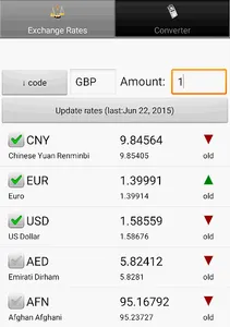 Exchange rate. All currencies screenshot 8