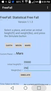FreeFall: Free Fall Simulator screenshot 13